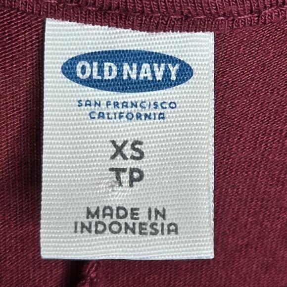 Old Navy Burgundy Red Round Neck Long Sleeve A-Line Dress Size XS - Picture 5 of 6